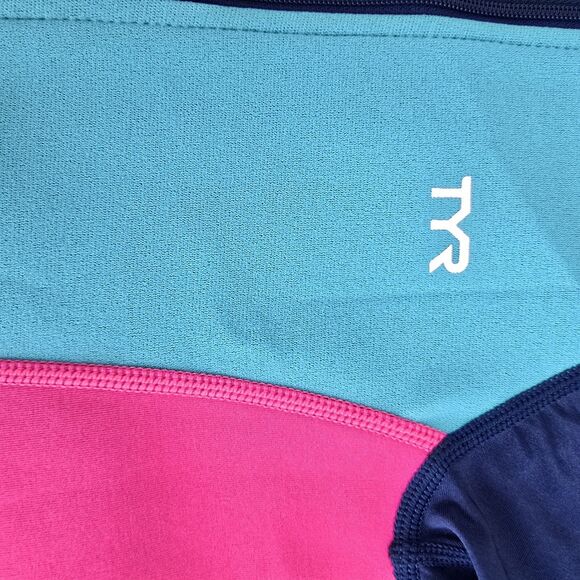 TYR Girls Thermal Swim Suit Zip up Size 7/8 New Sample Bundle *marks - Picture 4 of 5